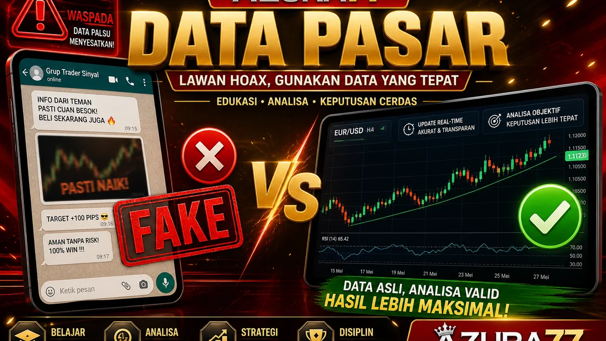 Jangan percaya screenshot data pasar dari chat